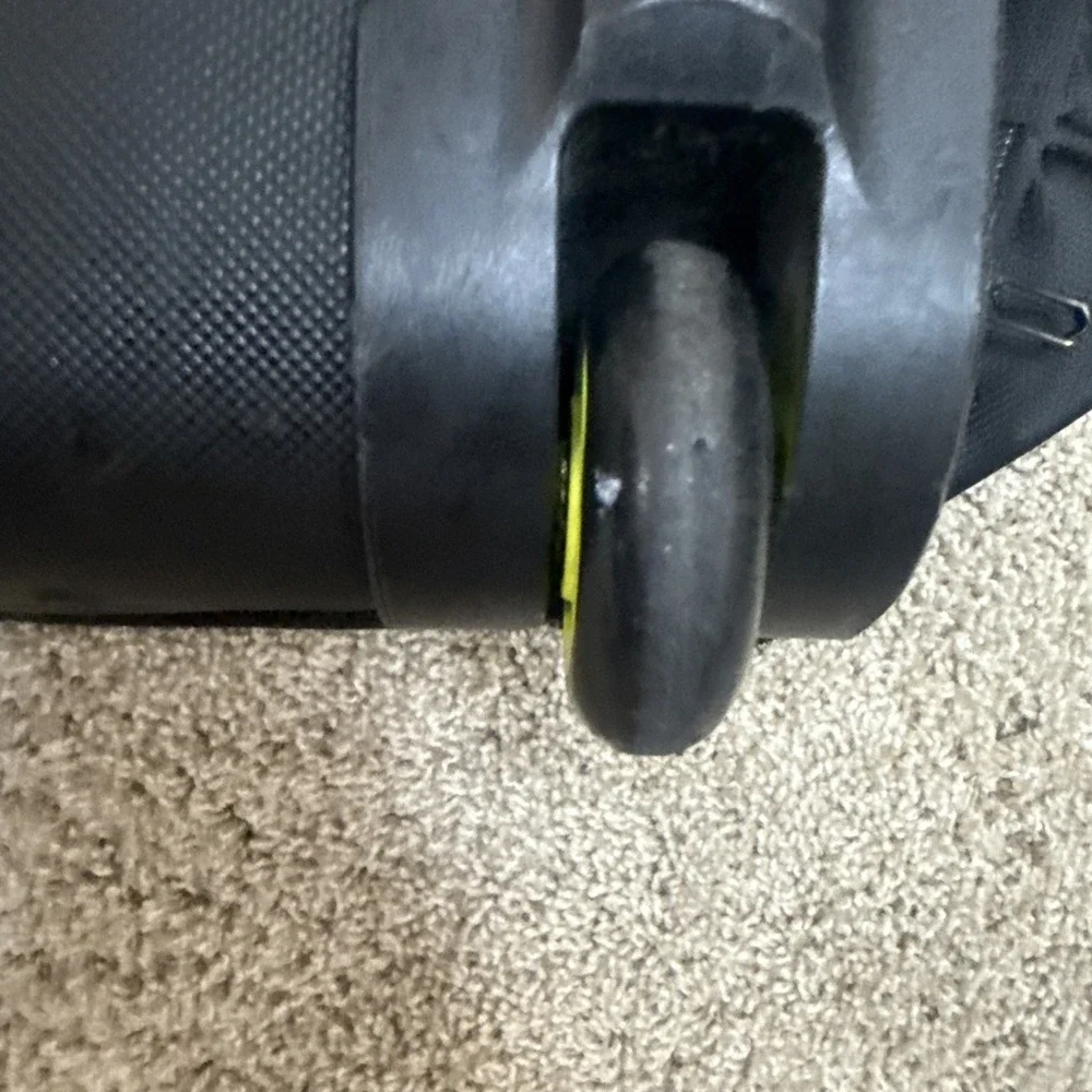 High Sierra Large Rolling Duffel Bag Black 30